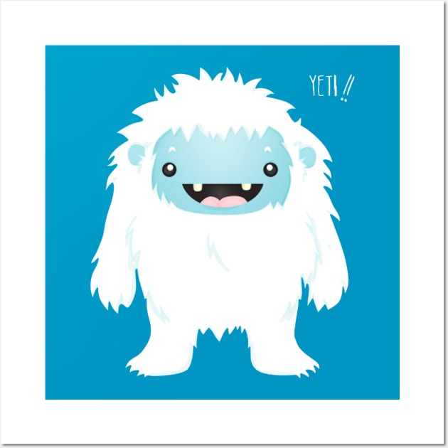 Yeti !! Wall Art by imanuelcaeesar